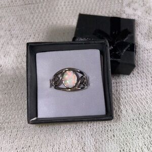 Sterling Opal Ring